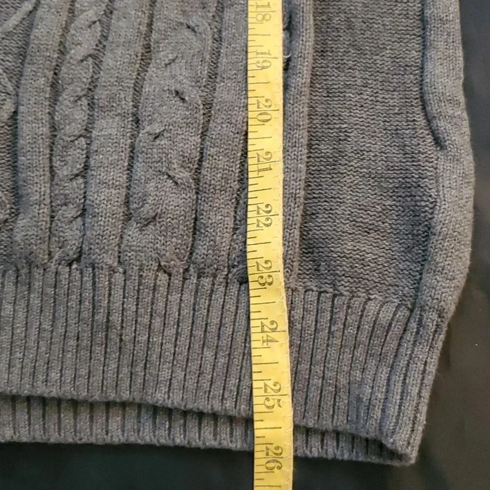 NWT Teen Boys Cable Knit Sherpa Sweater